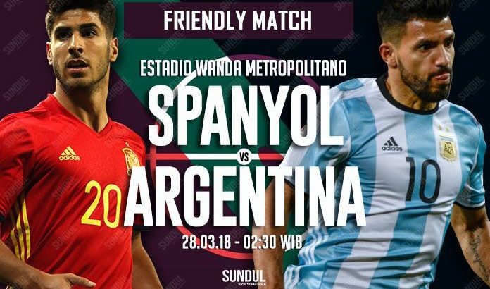 Spanyol vs Argentina 03/2018