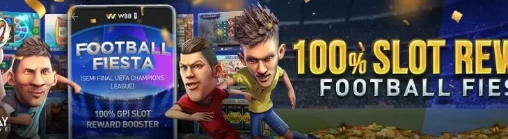 Football fiesta slots reward 100%