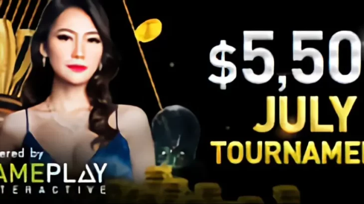 Live casino tournament v3 in July only for w88 member.